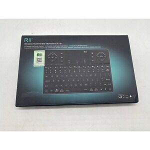 Rii Wireless Multimedia Keyboard K16+ Mini Bluetooth Touchpad for Smart TV PC
